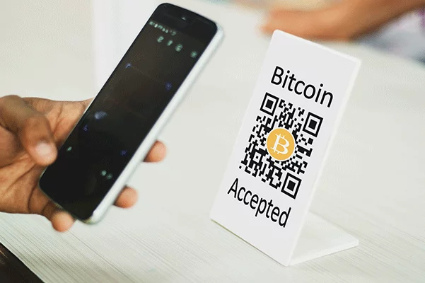 paiement crypto sur site et commerce